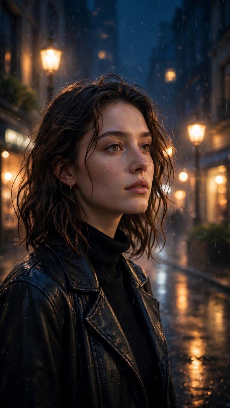 Night City Street Portrait