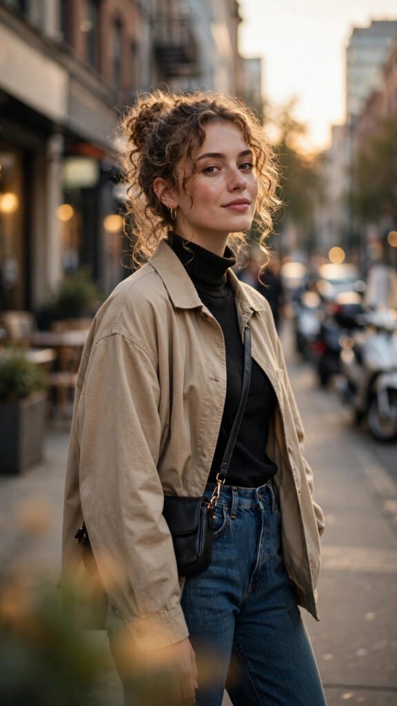 Golden Hour Street Fashion Portrait