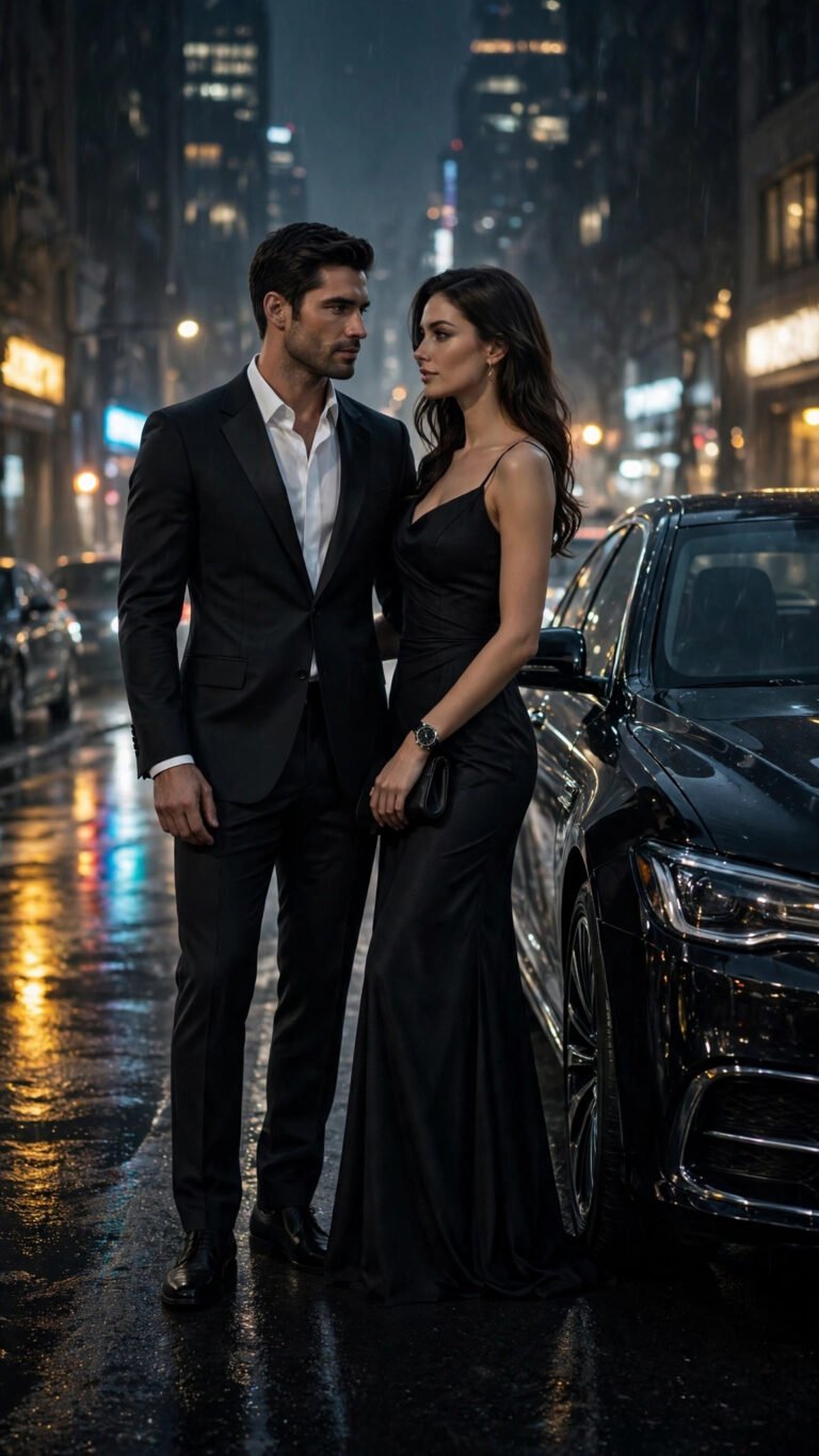 Luxury Night City Couple