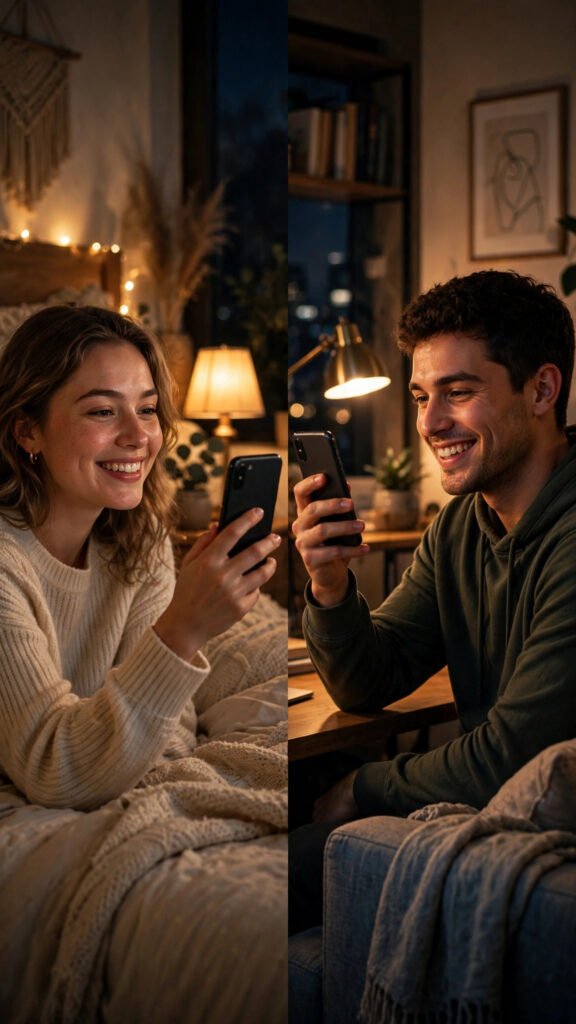 Long Distance Video Call Love