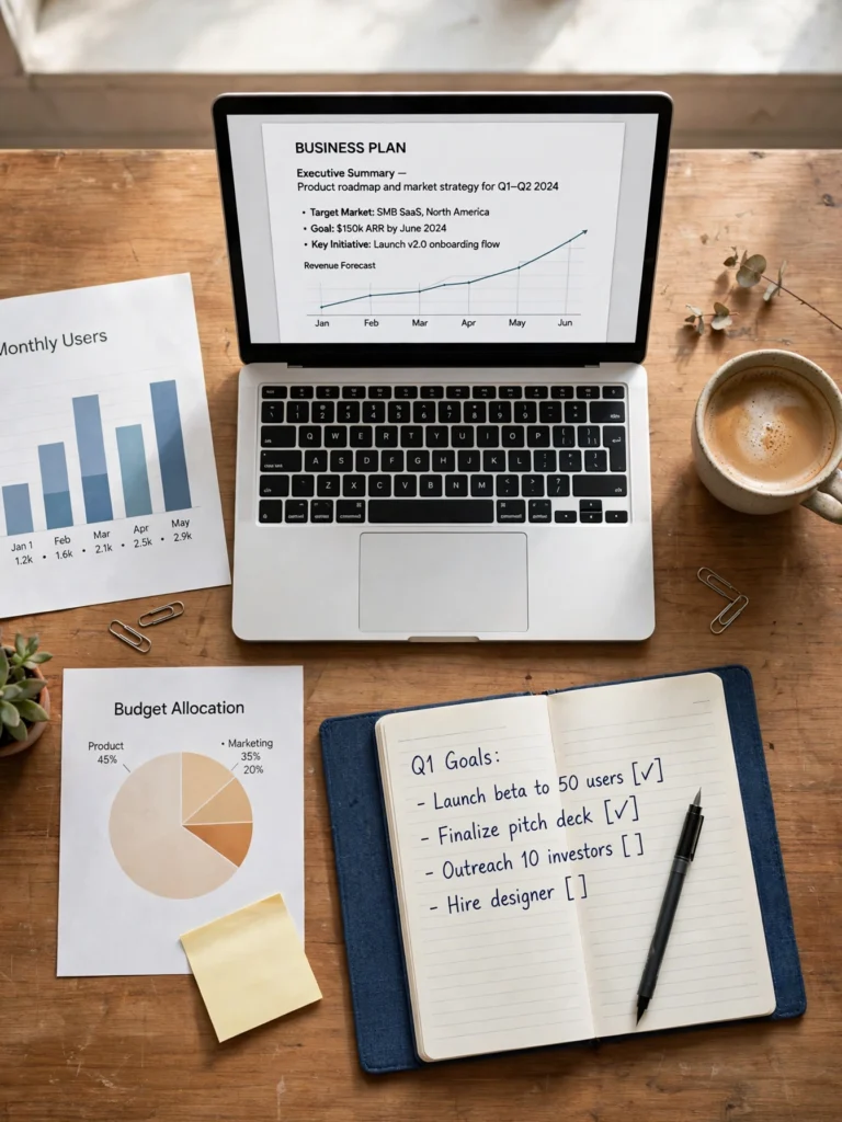 Claude Business Plan Prompt for Startups and Small Business