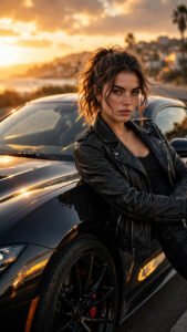 Sunset Sports Car Muse