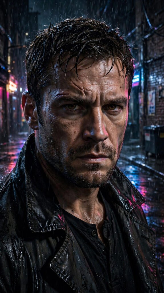 Rain Alley Grit Portrait