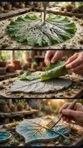 Cement Craft Garden Decor Transformation — Satisfying Viral AI Video Prompt