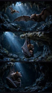 Mother Bat & Baby Bat — Emotional Wildlife Viral AI Video Prompt