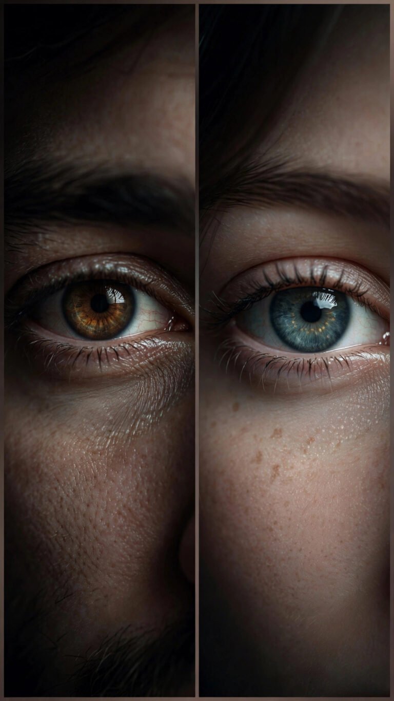 Couple Eyes Intimate Diptych