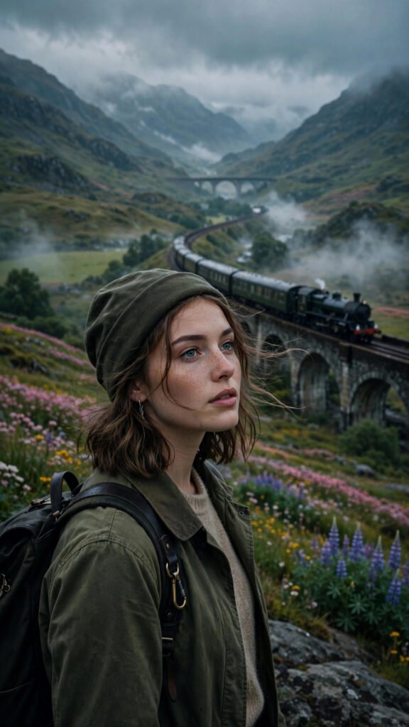 Cinematic Travel Backdrop Portrait