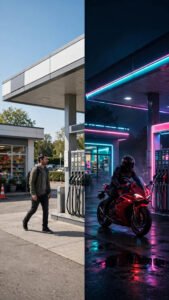 Day Night Biker Transformation