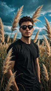 Pampas Grass Cinematic Portrait