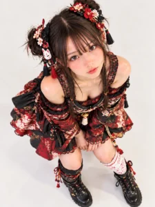 Top-Down Gothic Lolita Fashion Portrait Prompt (ChatGPT)