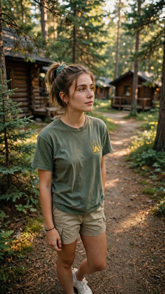 Forest Camp Counselor Film Portrait